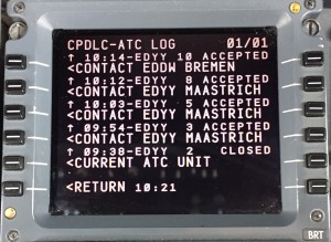 ACARS log