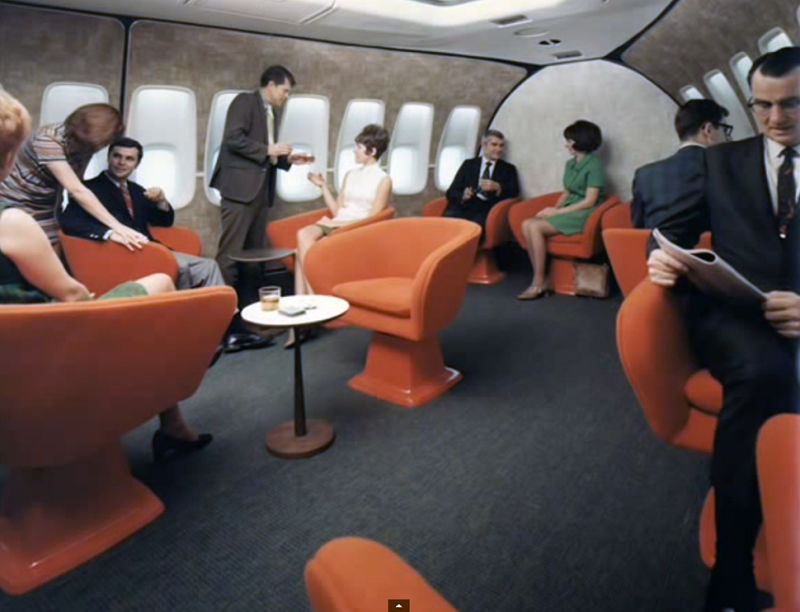 Paluba Boeingu 747 okolo roku 1970 (c)gizmodo.com