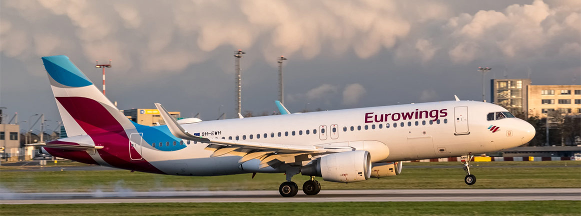 9H-EWH Eurowings Europe Malta Airbus A320-214(WL) 9H-EWH Eurowings Europe Malta Airbus A320-214(WL)