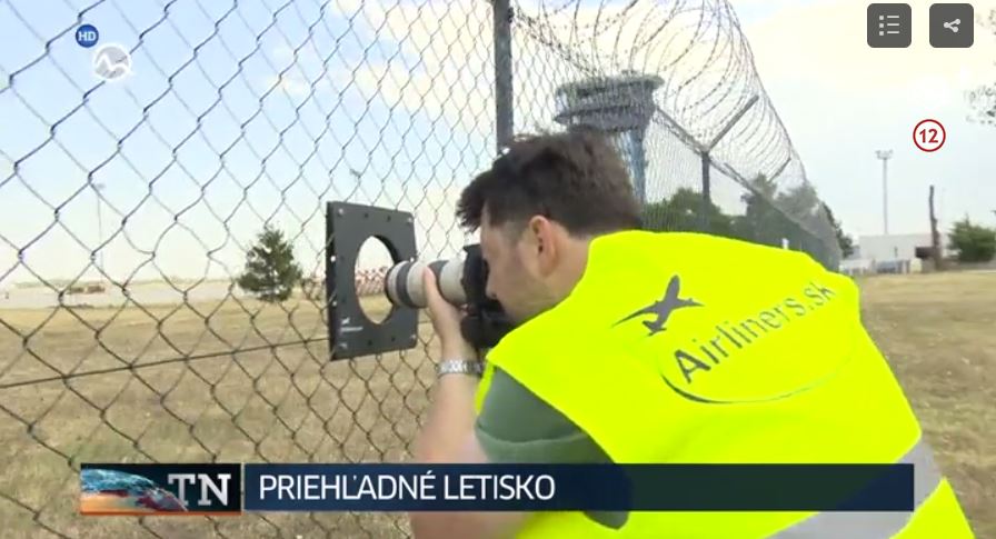 Priehľadné letisko - reportáž v TV Markíza