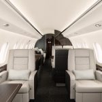 Interiér lietadla Bombardier Global 6000
