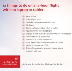 Royal Jordanian Computer Ban