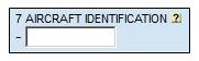 FPL - aircraft identification