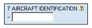 FPL - aircraft identification