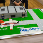 Torta v tvare letiska M.R.Štefánika v Bratislave