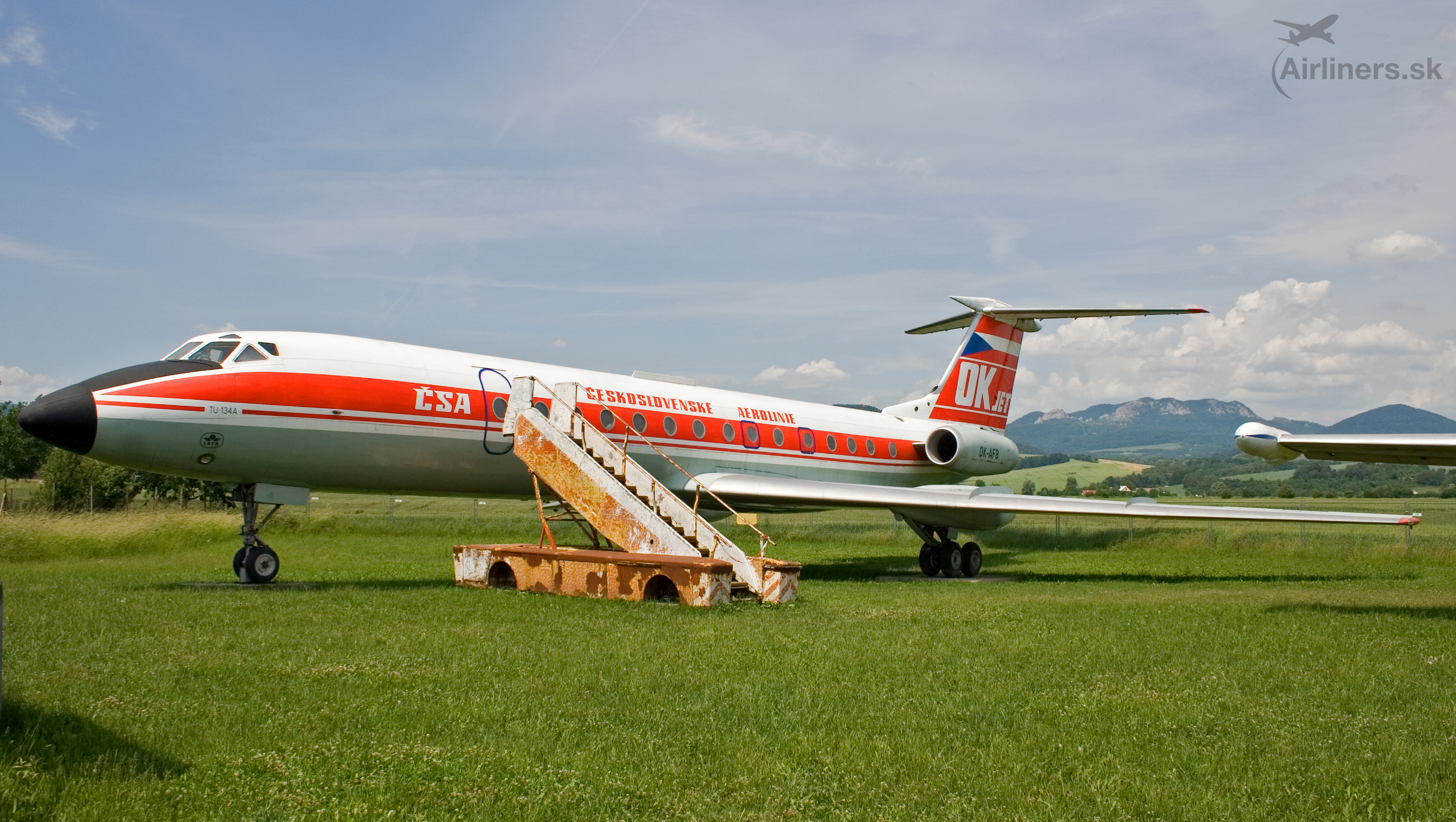 Tupolev Tu-134, OK-AFB