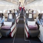 Sedadlá biznis triedy Qatar Airways