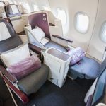 Sedadlá biznis triedy Qatar Airways