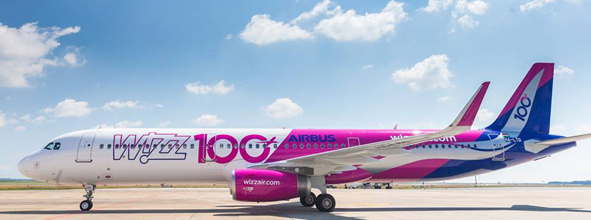 Flotila Wizz Air má už 100 lietadiel