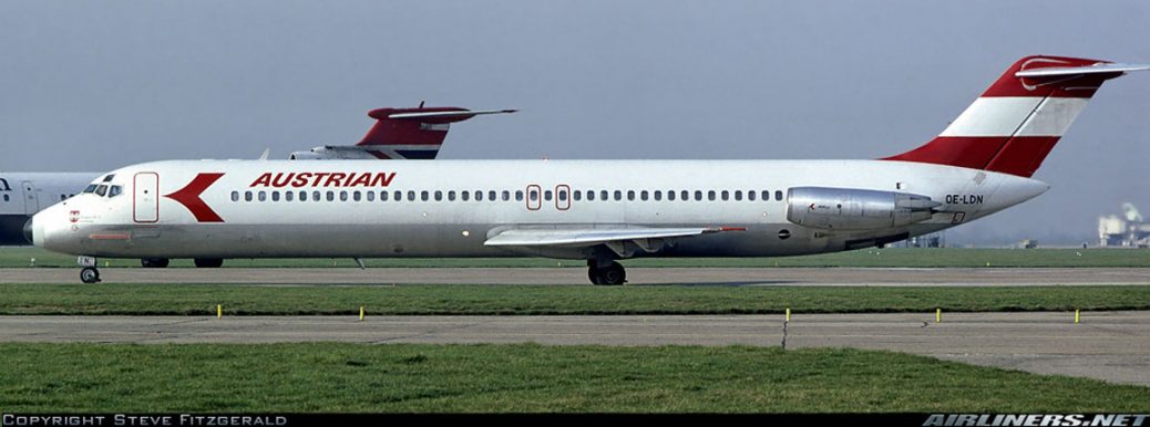McDonnell Douglas DC9 Austrian Airlines (c)Steve Fitzgerald