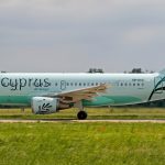 Prílet Airbusu Cyprus Airways