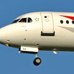 Fokker 100 Austrian Airlines OE-LVJ