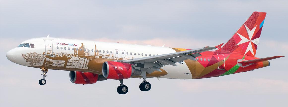 9H-AEO Malta MedAir Airbus A320-214 © P. Marianic