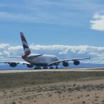 Airbus A380 G-XLEA British Airways (c)twitter.com/aeropuerteruel