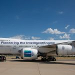 Testovací Boeing 747 s motorom Trent 1000 (c)rolls-royce.com