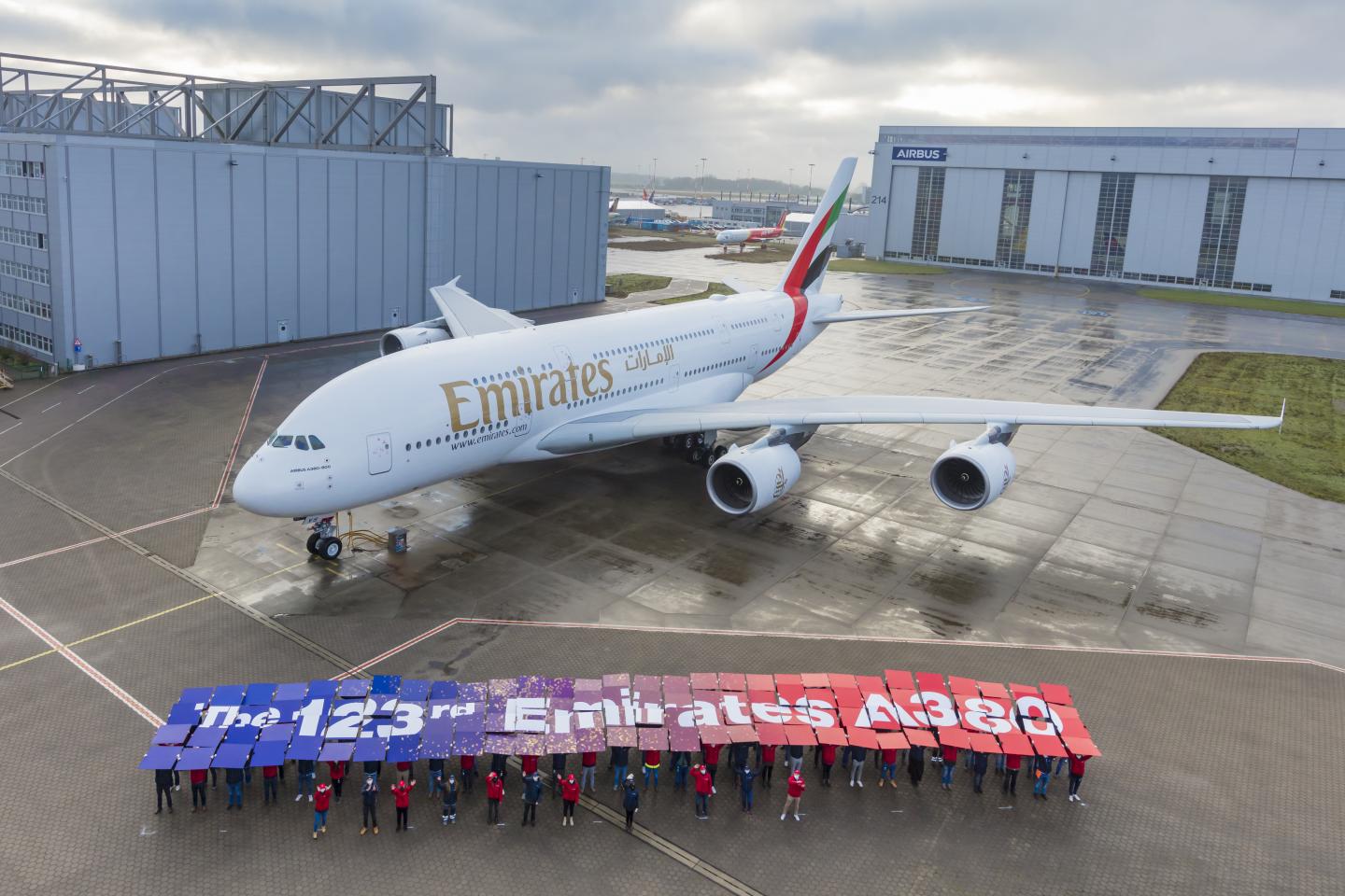 Posledný Airbus A380 Emirates (c)airbus.com