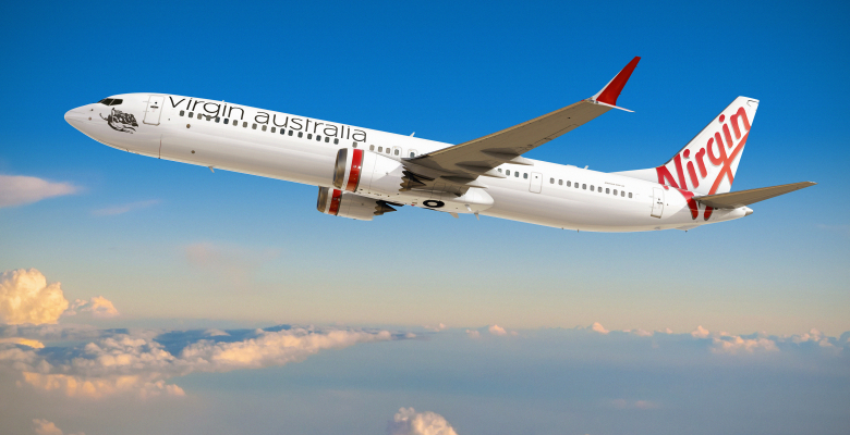 Boeing 737 MAX vo farbách Virgin Australia (c)virginaustralia.com