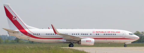 0111 Polish Government Boeing 737-8TV(WL) BBJ2