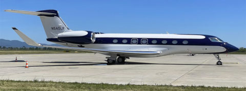 N540LF LFG Aviation 2 Inc.Gulfstream G650ER