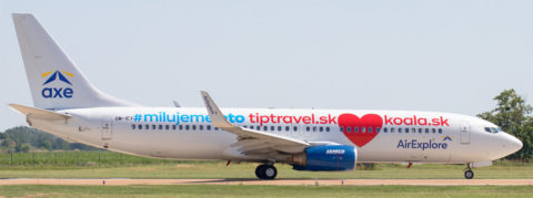 Nedeľník 25/2022 - OM-IEX AirExplore Boeing 737-8BK(WL)