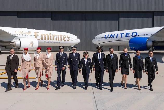 Emirates a United Airlines (c)emirates.com