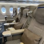 Sekcia premium economy v Airbuse A350 China Airlines