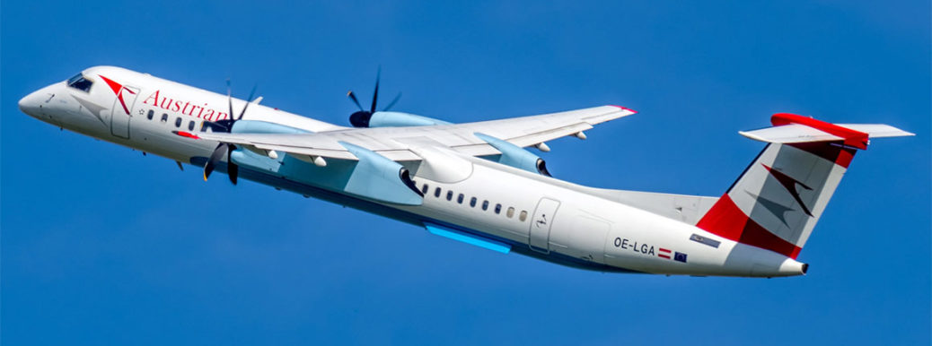 OE-LGA Austrian Airlines De Havilland Canada DHC-8-402Q Dash 8