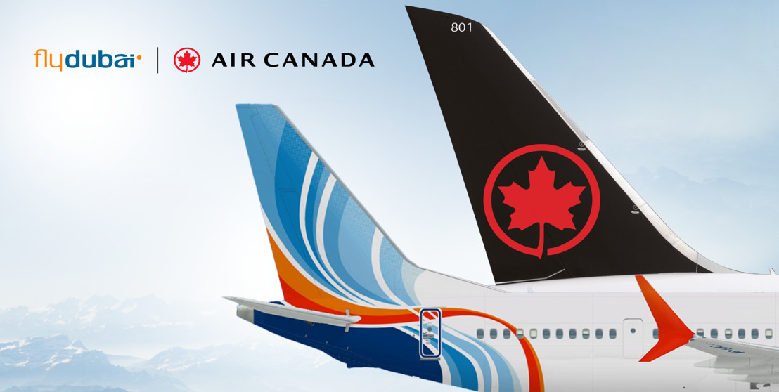 Spolupráca flydubai a Air Canada (c)flydubai.com