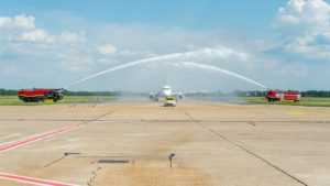 Inauguračný let Air Montenegro na linke Podgorica-Bratislava