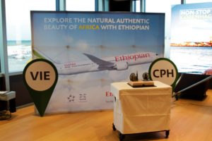 Inauguračný let Ethiopian Airlines Viedeň – Kodaň