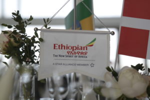 Inauguračný let Ethiopian Airlines Kodaň - Viedeň