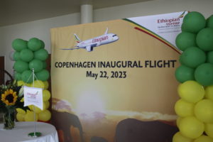 Inauguračný let Ethiopian Airlines Kodaň - Viedeň