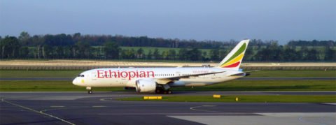 Inauguračný let Ethiopian Airlines Viedeň – Kodaň