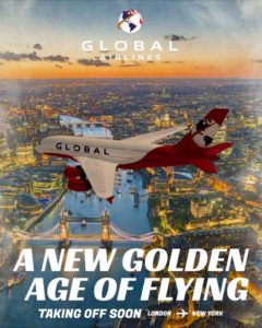 Airbus A380 spoločnosti Global Airlines (c)Global Airlines