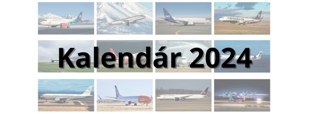 Letecký kalendár Airliners.sk pre rok 2024
