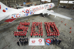 Nová livery na lietadle spoločnosti JAL (c)jal.com
