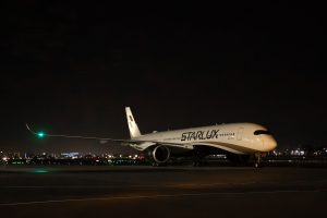 Inauguračný let Starlux do San Francisca (c)starlux.com