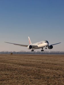 Boeing 787-8 Dreamliner Qatar Airways opäť v Prahe