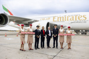 Airbus A380 Emirates opäť objavil na letisku vo Viedni (c)viennaairport.com