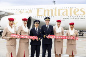 Airbus A380 Emirates opäť objavil na letisku vo Viedni (c)viennaairport.com