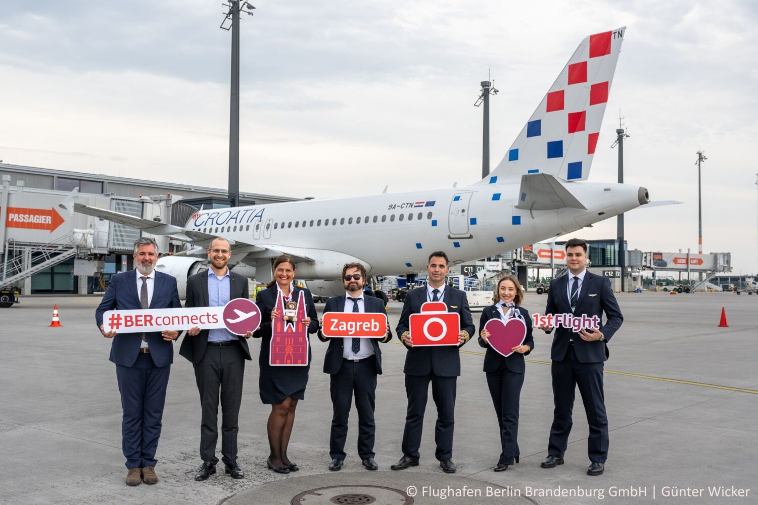 Zahájenie priamych letov Záhreb Berlín spoločnosti Croatia Airlines (c)ber.berlin-airport.de