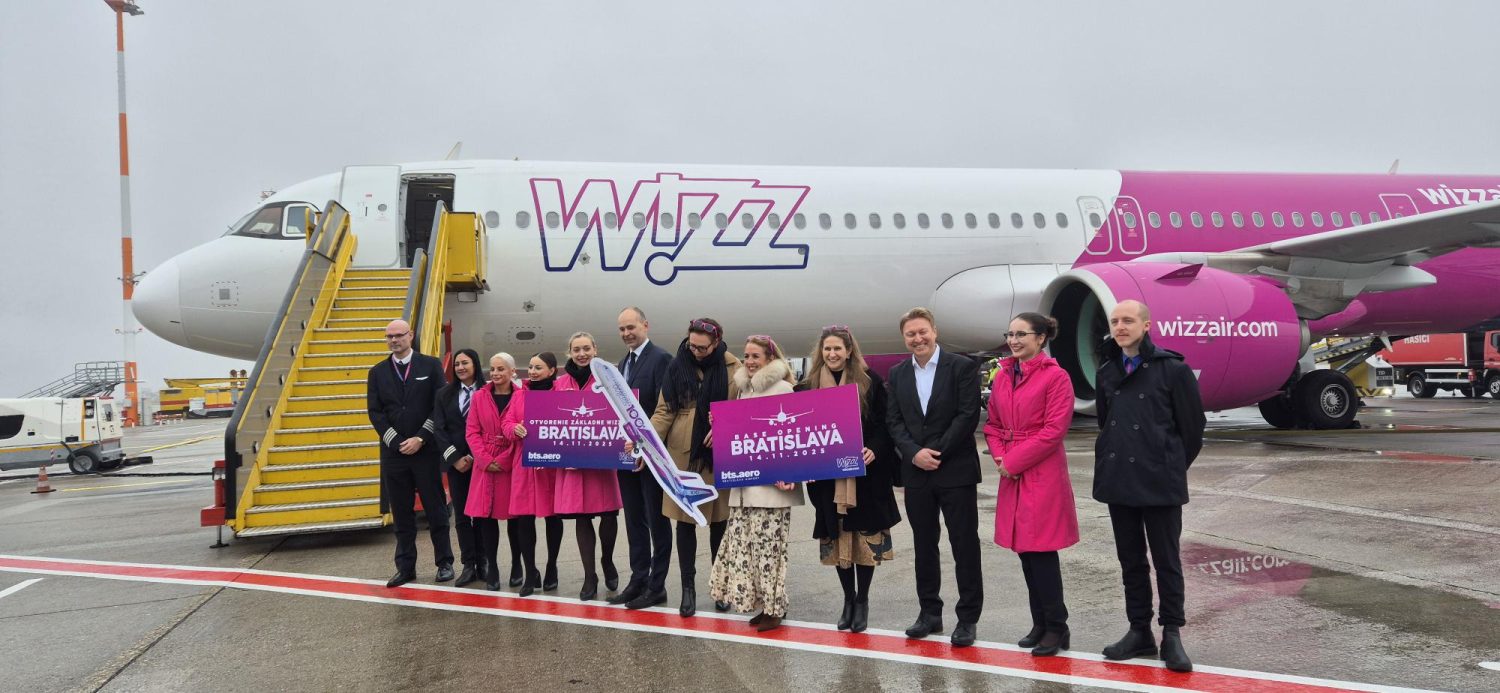 Wizz Air otvoril svoju základňu v Bratislave: Letisko zažíva historický míľnik (c)bts.aero