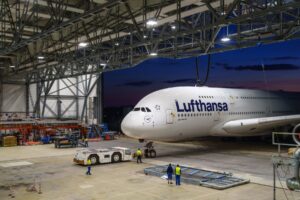 Lufthansa nasadila prvý Airbus A380 s novou biznis triedou (c)lufthansa.com