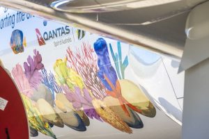 Qantas predstavil Airbus A321XLR v unikátnom dizajne Veľkej koralovej bariéry (c)qantas.com